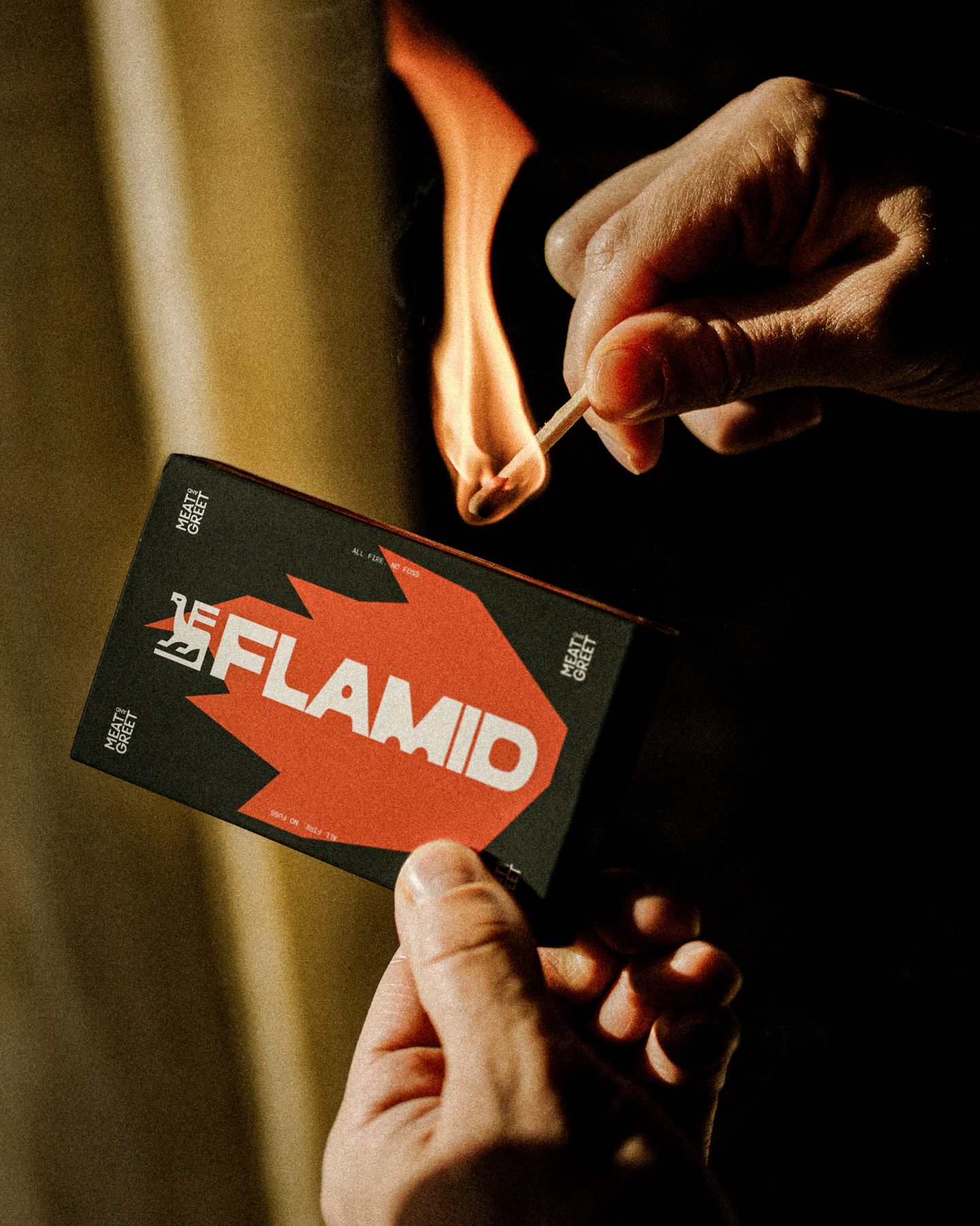 Flamid Streichholzbriefchen