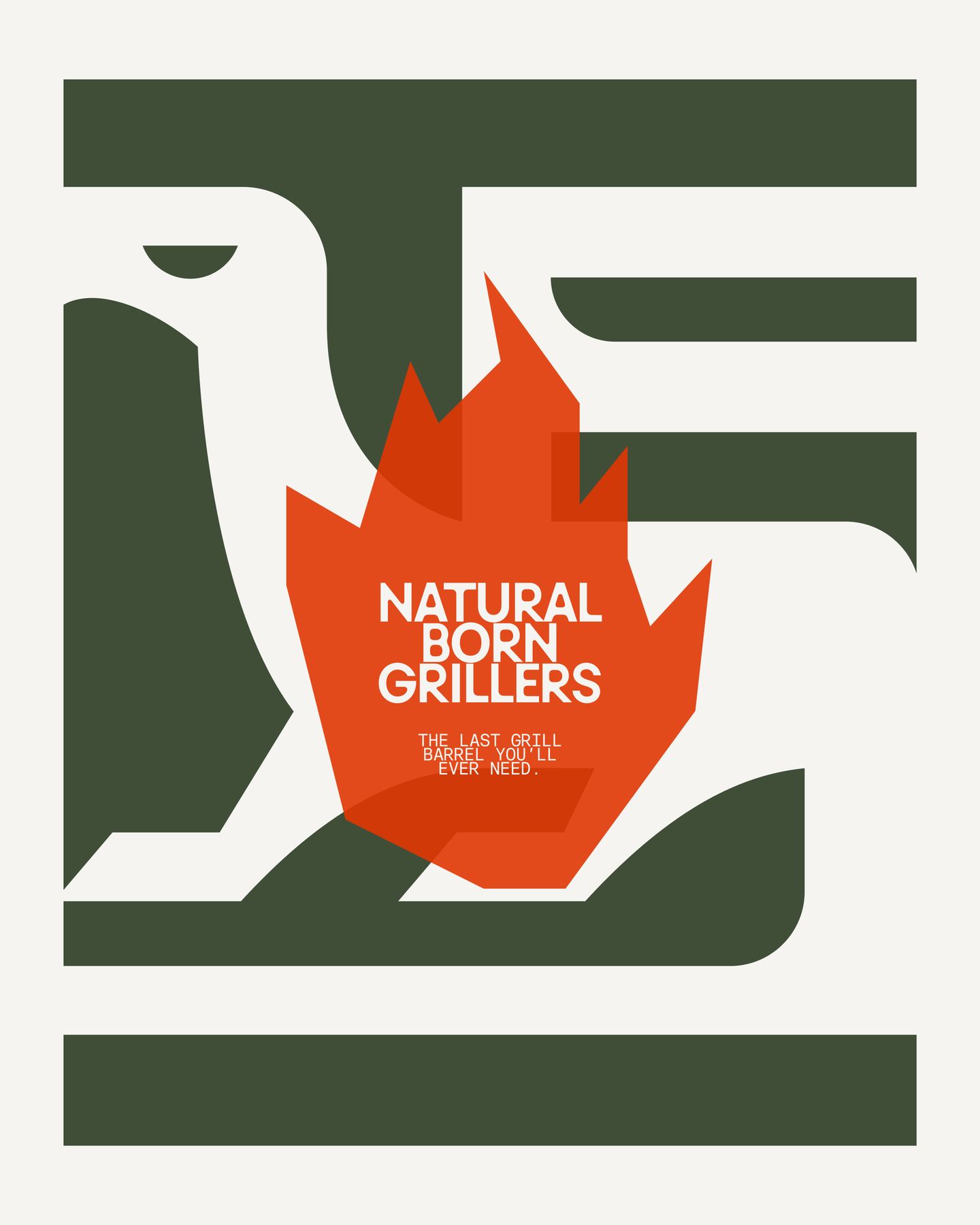 Plakat: Natural born grillers
