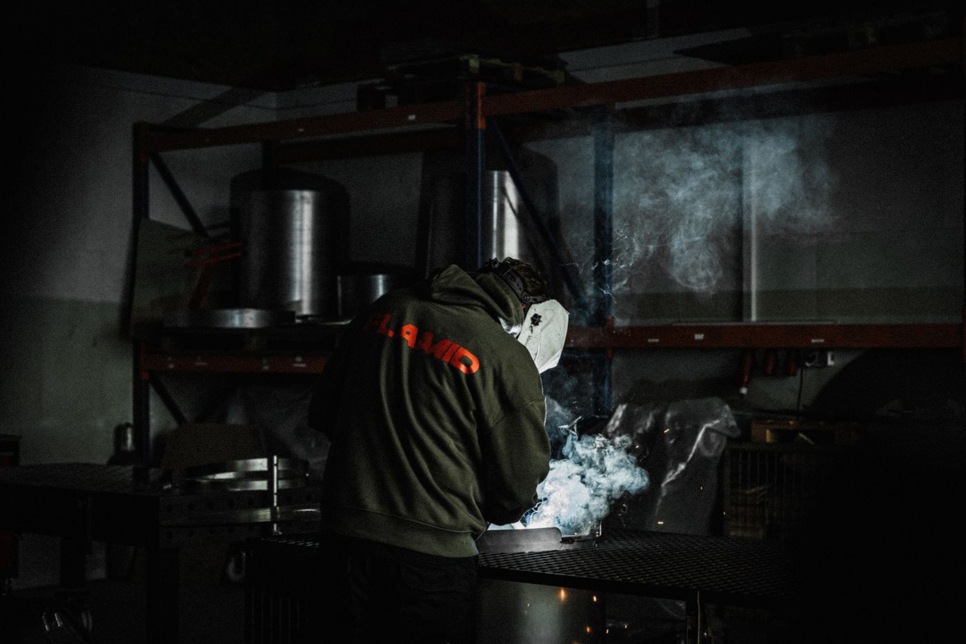 Schweißrauch in der Werkstatt